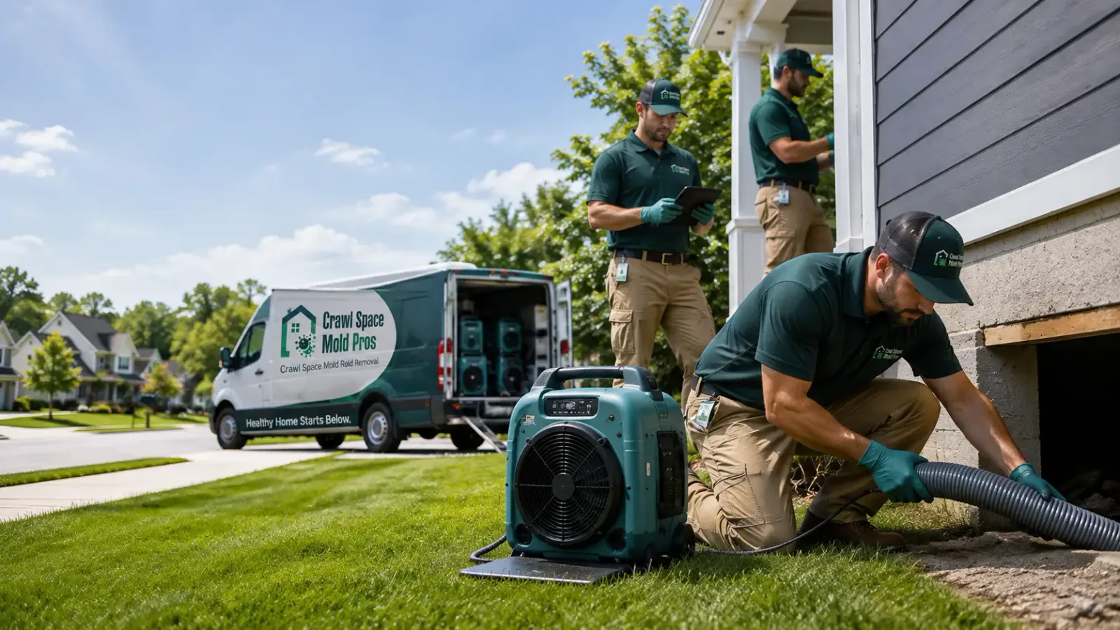 Crawl Space Mold Removal in Vicksburg, MI